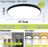 Modern RGB LED Ceiling Light  Dimmable Remote Control Lamp For Home 3