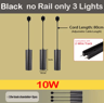 110V GU10 LED Track Lighting Set  Ceiling Rail Spotlights For Home  Shop 8