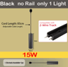 110V GU10 LED Track Lighting Set  Ceiling Rail Spotlights For Home  Shop 12