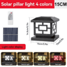Outdoor Solar LED Pillar Light  4Color Waterproof Garden Lamp With Remote 6