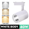 40W LED Track Spotlight  220V Ceiling Rail Floodlight For Home  Shop 4