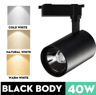 40W LED Track Spotlight  220V Ceiling Rail Floodlight For Home  Shop 5