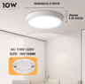 LED Industrial Work Light  110V220V Ceiling Panel Lamp For Workshops  Garages 6