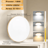 30W UltraThin LED Ceiling Panel Light  Modern Kitchen  Bathroom Lamp 6