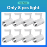 110V Tricolor LED Track Lighting Set  Ceiling Rail Spotlights For Home  Shop 11