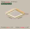 AuroraRealm UltraThin LED Ceiling Light  Modern Remote Control Lamp For Home 8