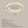 AuroraRealm UltraThin LED Ceiling Light  Modern Remote Control Lamp For Home 9