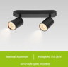 GU10 LED Track Spotlight  3Color COB Ceiling Light For Home  Commercial Spaces 4