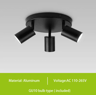 GU10 LED Track Spotlight  3Color COB Ceiling Light For Home  Commercial Spaces 1
