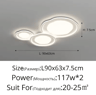 UltraThin Modern LED Ceiling Light  Luxury Decorative Lamp For Living Room  Bedroom 5