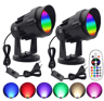 10W RGBW LED Spotlight  Remote Control Dimmable Accent Light For Artwork  Home 2