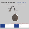 LED Gooseneck Wall Reading Lamp  Flexible Bedside Spotlight With USB Port  Switch 5