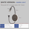 LED Gooseneck Wall Reading Lamp  Flexible Bedside Spotlight With USB Port  Switch 1