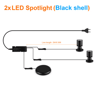 3W Touch Dimmable LED Spotlight  12V Mini Cabinet  Display Accent Light 2