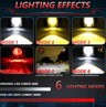 120W Motorcycle LED Fog Lights  18000LM Auxiliary Driving Lights With 6 Modes 2