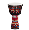 8Inch African Djembe Hand Drum  Portable Percussion Instrument With Colorful Patterns 2