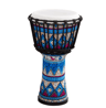 8Inch African Djembe Hand Drum  Portable Percussion Instrument With Colorful Patterns 3