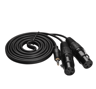 35mm Stereo To Dual XLR Audio Cable  MaleFemale Adapter For Mixers  Speakers 2