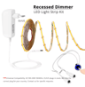 12V COB LED Strip Light  320 LEDsm Cabinet Lighting With Sensor And Dimmer Options 4