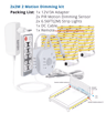 PIR Motion Sensor LED Strip Light Kit  Dimmable UnderBed And Stair Lighting 2