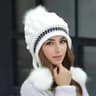 Women Winter Fleece Lined Fur Earflap Beanie Hat 2