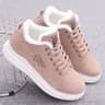 Women Winter Snow Boots Fur Lined Platform Lace Up Shoes 0