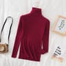 Soft CashmereBlend Turtleneck Sweater For Women  Classic Winter Pullover 14