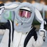 Winter Bunny Ear Ski Helmet Cover Warm Wool Hat Scarf 3