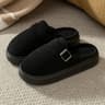 Winter Warm Indoor Outdoor Slippers For Women Soft Sole Non Slip Home Shoes 0
