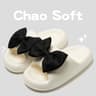Womens Cute Bow Summer Slides Thick Sole Non Slip Comfort Slippers 2