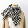 Classic Plaid Winter Scarf Cashmere Feel Chunky Warm Scarf For Men And Women 2