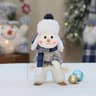 Cute Plush Snowman Toy Holiday Plush Decoration Winter Gift Doll 4