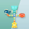 Rainbow Bath Water Slide Toy Duck Track Educational Shower Play Set For Kids 15