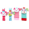 Baby Rattles Toys Set Wrist Rattle Socks And Foot Finder For Newborns 3