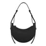 French Style Genuine Leather Crescent Shoulder Crossbody Bag 4