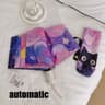 Automatic Cat Print Sun And Rain Umbrella Portable UV Protection Travel Umbrella 2