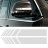 Reflective Car Stripe Stickers Rearview Mirror Vinyl Styling Decals 5