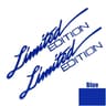 Limited Edition Reflective Vinyl Car Window Stickers Laser Decals 2 Pack 4
