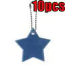 Star Shaped Safety Reflective Keychain Pendant For Kids Bags And Wheelchairs 4