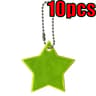 Star Shaped Safety Reflective Keychain Pendant For Kids Bags And Wheelchairs 6
