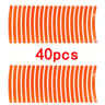 Universal Motorcycle Rim Reflective Stickers Wheel Safety Strip Set 1