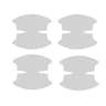 Invisible Car Door Handle Scratch Protector Bowl Stickers Anti Collision Protection Set 2
