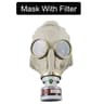 Full Face Gas Mask Respirator With RD40 Filter Port For Chemical Protection 3
