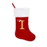 Personalized Alphabet Christmas Stocking Gift Bag Hanging Ornament 8