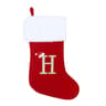 Personalized Alphabet Christmas Stocking Gift Bag Hanging Ornament 7