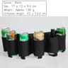 6 Pocket Adjustable Beverage Waist Holder For Outdoor Parties 2