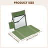 Lightweight Camping Folding Chair With Backrest Portable Floor Seat 3