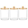 Clear Acrylic Storage Organizer Jars With Lid For Cosmetics And Desktop Use 6