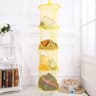 Foldable Hanging Toy Storage Hammock With 4 Compartments For Kids Rooms 6