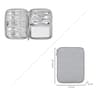 Travel Electronics Organizer Pouch Compact Cable Storage Case 2